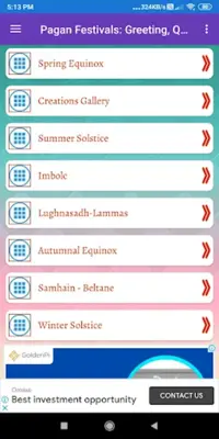 Pagan FestivalsGreeting, Phot android App screenshot 7